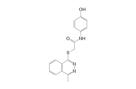 acetamide, N-(4-hydroxyphenyl)-2-[(4-methyl-1-phthalazinyl)thio]-