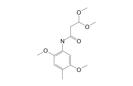 N-(2',5')-DIMETHOXY-4'-METHYLPHENYL)-3,3-DIMETHOXY-PROPIONAMIDE