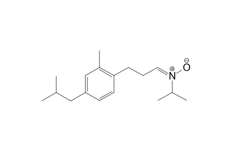 (E)-3-(4-isobutyl-2-methylphenyl)-N-isopropylpropan-1-imine oxide