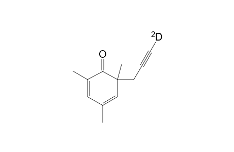 2-(3'-d-Propargyl)-2,4,6-trimethyl-cyclohexa-3,5-dien-1-one