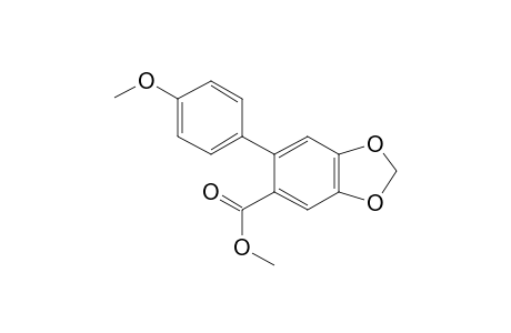 Methyl 4'-methoxy-4,5-methylenedioxybiphenyl-2-carboxylate