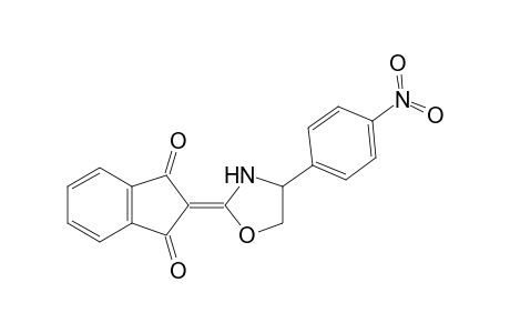 4,5-Dihydro-4-(4-nitrophenyl)-2-(1,3-dioxoindan-2-ylidene)-1,3-oxazole