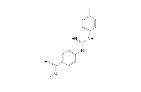 p-[3-(p-tolyl)guanidino]benzimidic acid, ethyl ester