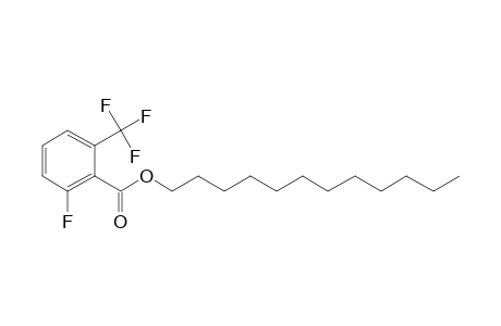 6-Fluoro-2-trifluoromethylbenzoic acid, dodecyl ester