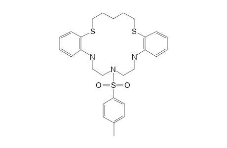 13-Tosyl-8,9,17,18-dibenzo-1,7-dithia-10,13,16-tricyacyclooctadeca-8,17-diene