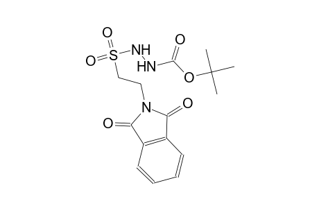 tert-butyl 2-{[2-(1,3-dioxo-1,3-dihydro-2H-isoindol-2-yl)ethyl]sulfonyl}hydrazinecarboxylate