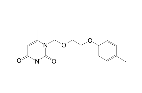 2,4(1H,3H)-Pyrimidinedione, 6-methyl-1-[[2-(4-methylphenoxy)ethoxy]methyl]-