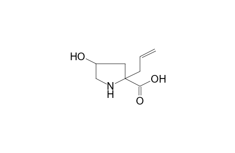 l-Proline, 4-hydroxy-2-(2-propenyl)-, trans-