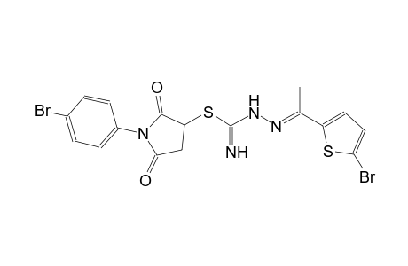 pyrrolidine, 1-(4-bromophenyl)-3-[[[(2E)-2-[1-(5-bromo-2-thienyl)ethylidene]hydrazino]iminomethyl]thio]-2,5-dioxo-