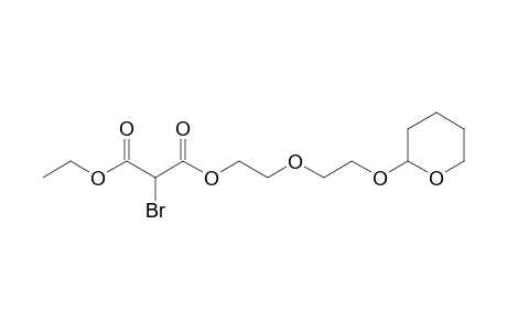 (+-)-2-[2-(3,4,5,6-Tetrahydro-2H-pyran-2-yloxy)ethoxy]ethyl ethyl 2-bromomalonate