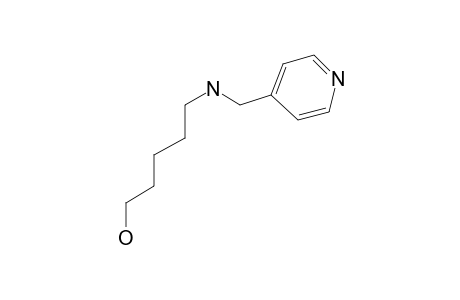 1-Pentanol, 5-[(4-pyridinylmethyl)amino]-