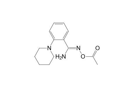 (Z)-2-Piperidino-benzamid-O-acetyl-oxime