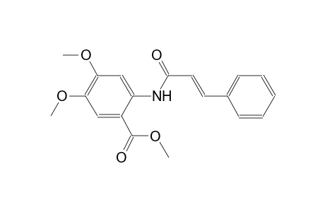 benzoic acid, 4,5-dimethoxy-2-[[(2E)-1-oxo-3-phenyl-2-propenyl]amino]-, methyl ester