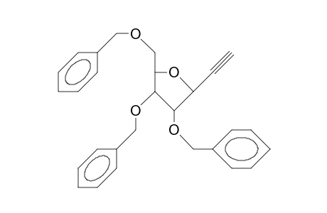 2,3,5-Tri-O-benzyl.beta.-D-ribofuranosylethyne