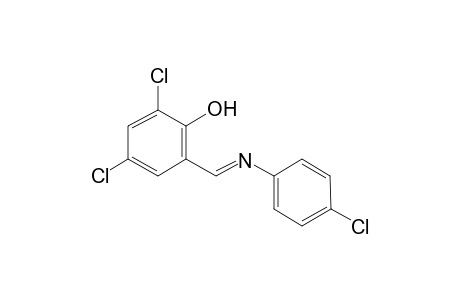 2-[(4-Chloro-phenyl)-iminomethyl]-4,6-dichloro-phenol