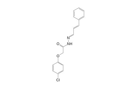 2-(4-Chloranylphenoxy)-N-[(E)-[(E)-3-phenylprop-2-enylidene]amino]ethanamide