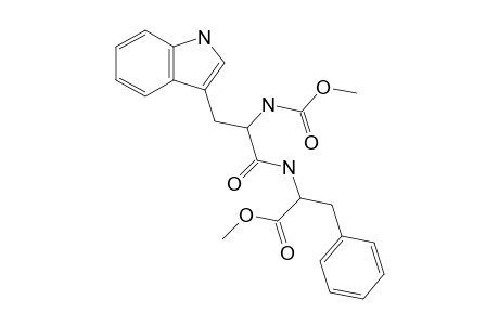 trp-phe, N-(Methoxycarbonyl)-, methyl ester (isomer 2)