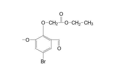 (4-bromo-2-formyl-6-methoxyphenoxy)acetic acid, ethyl ester