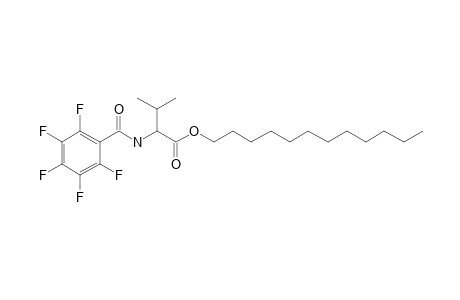 L-Valine, N-pentafluorobenzoyl-, dodecyl ester