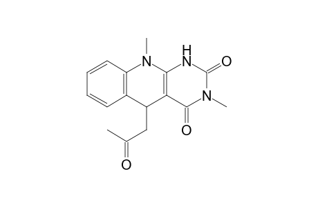 1,5-Dihydro-3,10-dimethyl-5-(2oxopropyl)-pyrimido[4,5-b]quinolin-2,4(3H,10H)-dione