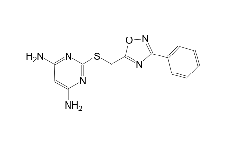 4,6-pyrimidinediamine, 2-[[(3-phenyl-1,2,4-oxadiazol-5-yl)methyl]thio]-