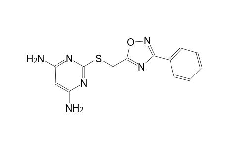 4,6-pyrimidinediamine, 2-[[(3-phenyl-1,2,4-oxadiazol-5-yl)methyl]thio]-