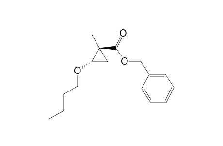 (1S,2S)-Benzyl 2-butoxy-1-methylcyclopropane-1-carboxylate
