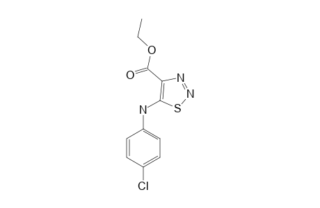 5-(p-chloroanilino)-1,2,3-thiadiazole-4-carboxylic acid, ethyl ester