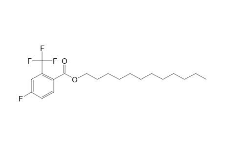 4-Fluoro-2-trifluoromethylbenzoic acid, dodecyl ester