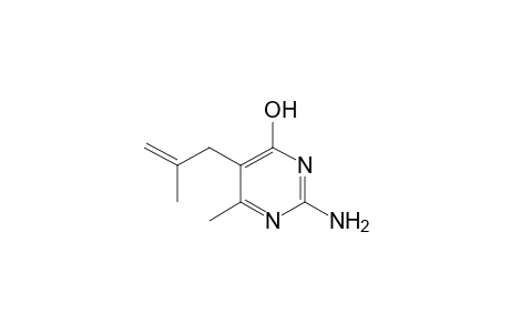 2-amino-6-methyl-5-(2-methylallyl)-4-pyrimidinol