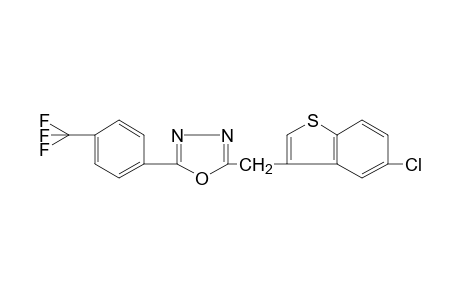 2-[(5-CHLOROBENZO[b]THIEN-3-YL)METHYL]-5-(alpha,alpha,alpha-TRIFLUORO-p-TOLYL)-1,3,4-OXADIAZOLE