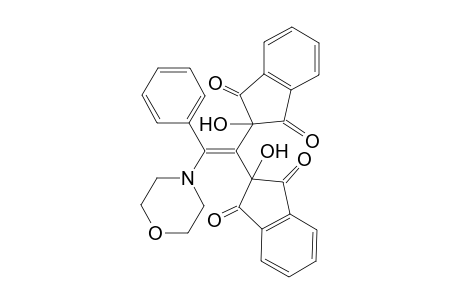 2-Hydroxy-2-[1'-(2",3"-dihydro-2"-hydroxy-1",3"-dioxo-1H-inden-2"-yl)-2'-morpholino-2'-phenyethenyl]-1H-indene-1,3(2H)-dione