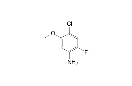 2-FLUORO-4-CHLORO-5-METHOXYANILINE