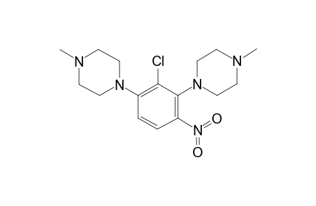 1-[2-chloro-3-(4-methyl-1-piperazinyl)-4-nitrophenyl]-4-methylpiperazine