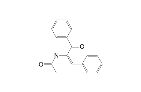 Acetamide, N-(1-benzoyl-2-phenylethenyl)-, (E)-