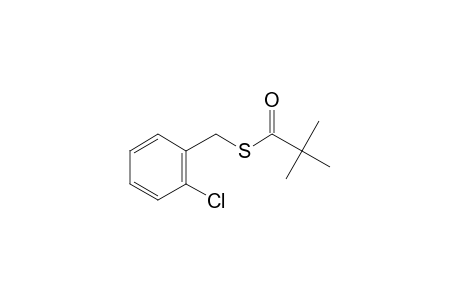 2-Chlorobenzenemethanethiol, S-trimethylacetyl-