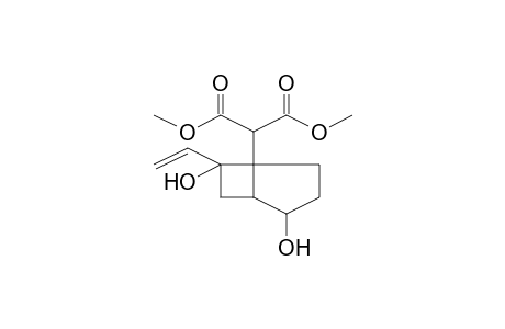 Dimethyl 2-(4,7-dihydroxy-7-vinylbicyclo[3.2.0]hept-1-yl)malonate