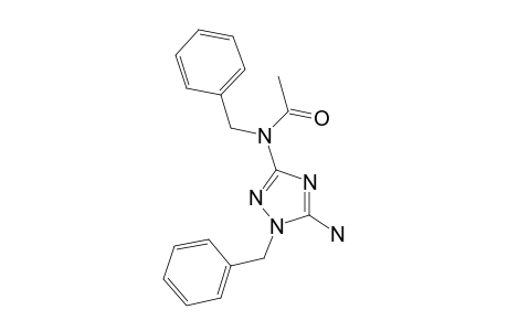 N-(5-Amino-1-benzyl-1,2,4-triazol-3-yl)-N-benzylacetamide