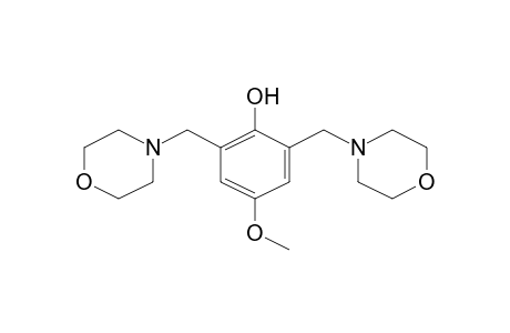 Phenol, 4-methoxy-2,6-bis[(4-morpholinyl)methyl]-