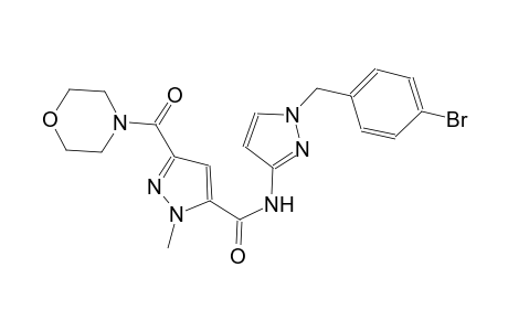 N-[1-(4-bromobenzyl)-1H-pyrazol-3-yl]-1-methyl-3-(4-morpholinylcarbonyl)-1H-pyrazole-5-carboxamide