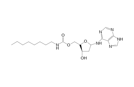 5-O-(N-Octylcarbamoyl)-1-(2-deoxy-.beta.,D-ribofuranosyl)adenine