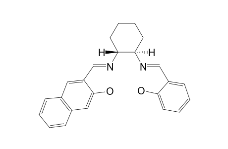 TRANS-N-(2-HYDROXYNAPHTHYLIDENE)-N'-(SALICYLIDENE)-CYCLOHEXANEDIAMINE;NON-DEUTERATED_SPECIES