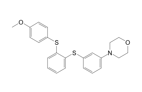 3'-(Morpholino)-2-(4-methoxyphenylthio)diphenyl sulfide