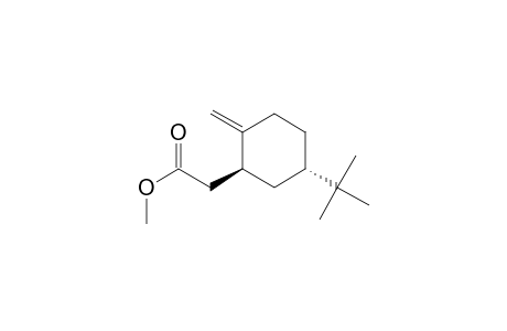 Cyclohexaneacetic acid, 5-(1,1-dimethylethyl)-2-methylene-, methyl ester, trans-