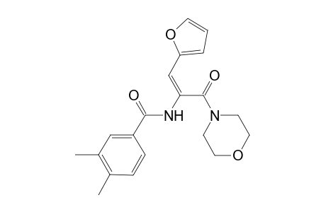 N-[2-Furan-2-yl-1-(morpholine-4-carbonyl)-vinyl]-3,4-dimethyl-benzamide