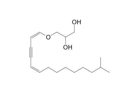 3-[(1Z,5Z)-13-methyltetradeca-1,5-dien-3-ynoxy]propane-1,2-diol