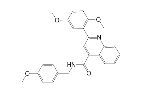 2-(2,5-dimethoxyphenyl)-N-(4-methoxybenzyl)-4-quinolinecarboxamide