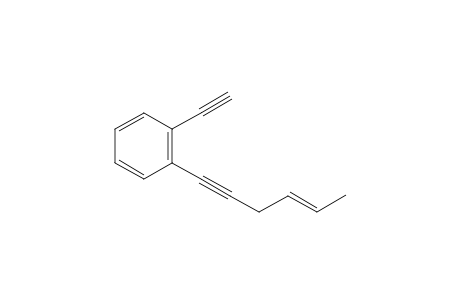 (E)-1-ethynyl-2-(hex-4-en-1-ynyl)benzene
