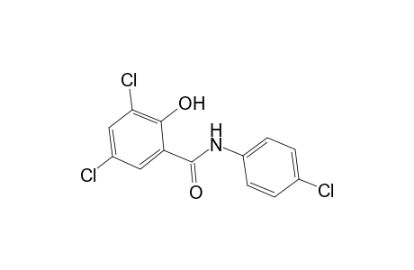 3,5-dichloro-N-(4-chlorophenyl)-2-hydroxybenzamide