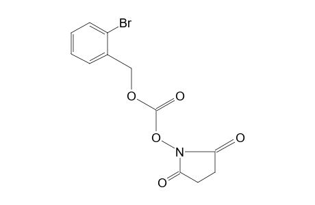 N-(carboxyoxy)succinimide, o-bromobenzyl ester